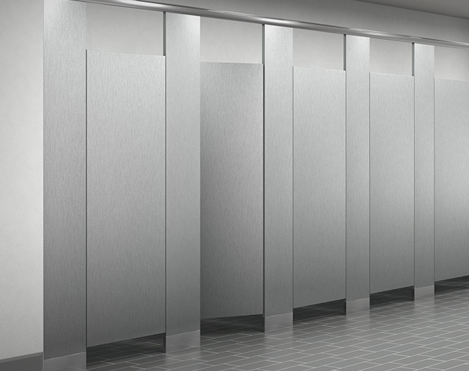 Bobrick bathroom partition