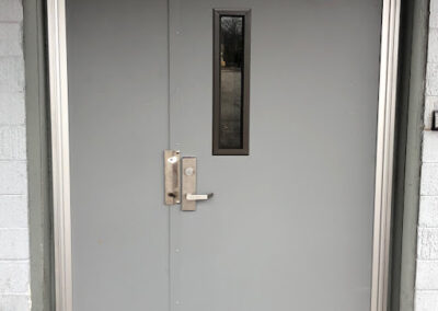 Exterior Steel double Door With astragal